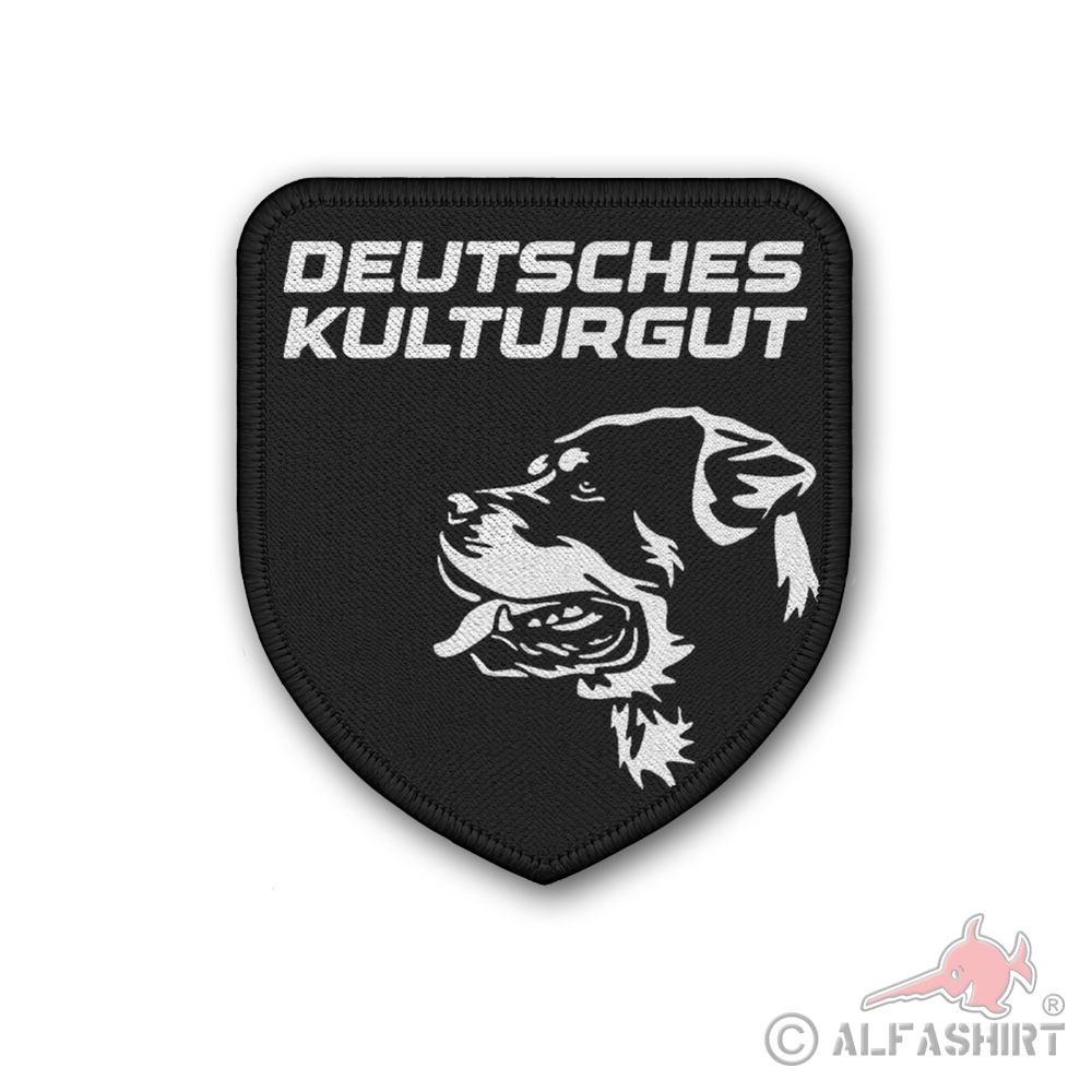Patch Kulturgut Trainer Hund Rottweiler Patch Wappen#41400