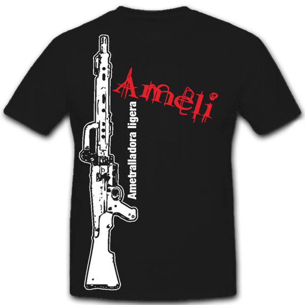 AMELI Ametralladora ligera MG leichtes Maschinengewehr Gewehr - T Shirt #12298