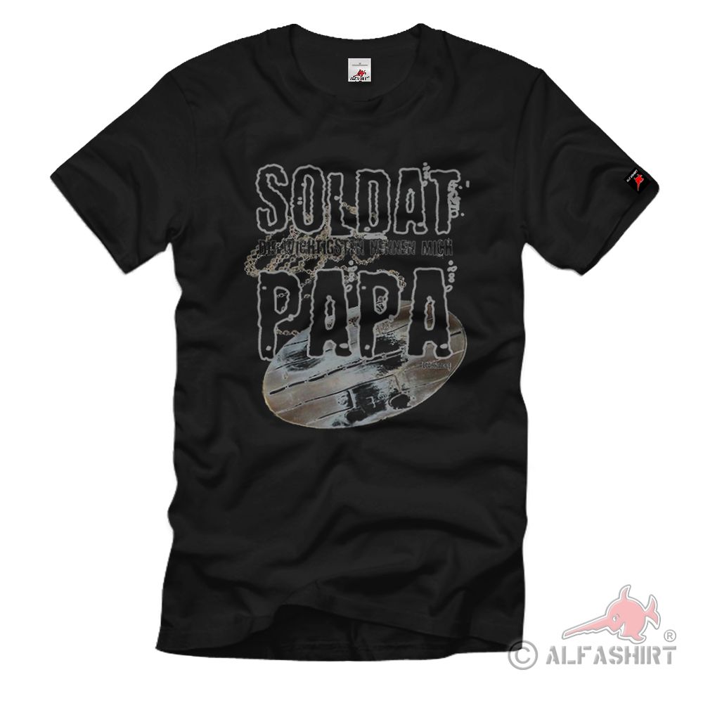 Mein Papa ist Soldat Vater Stolz Bundeswehr Militär Einsatz BW T-Shirt#37637