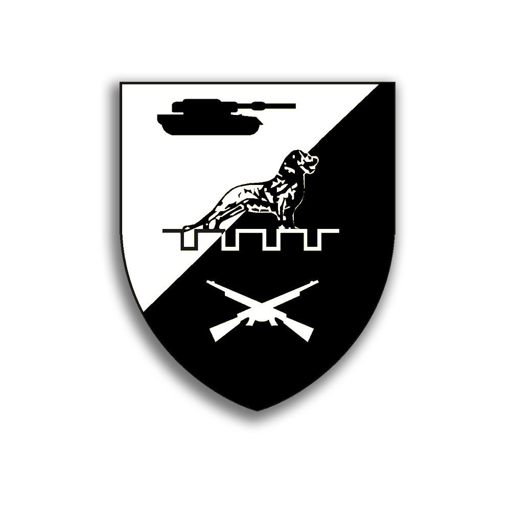 Sticker PzBtl 21 Panzer Battalion Braunschweig PzBrig BW 7x6cm A1368