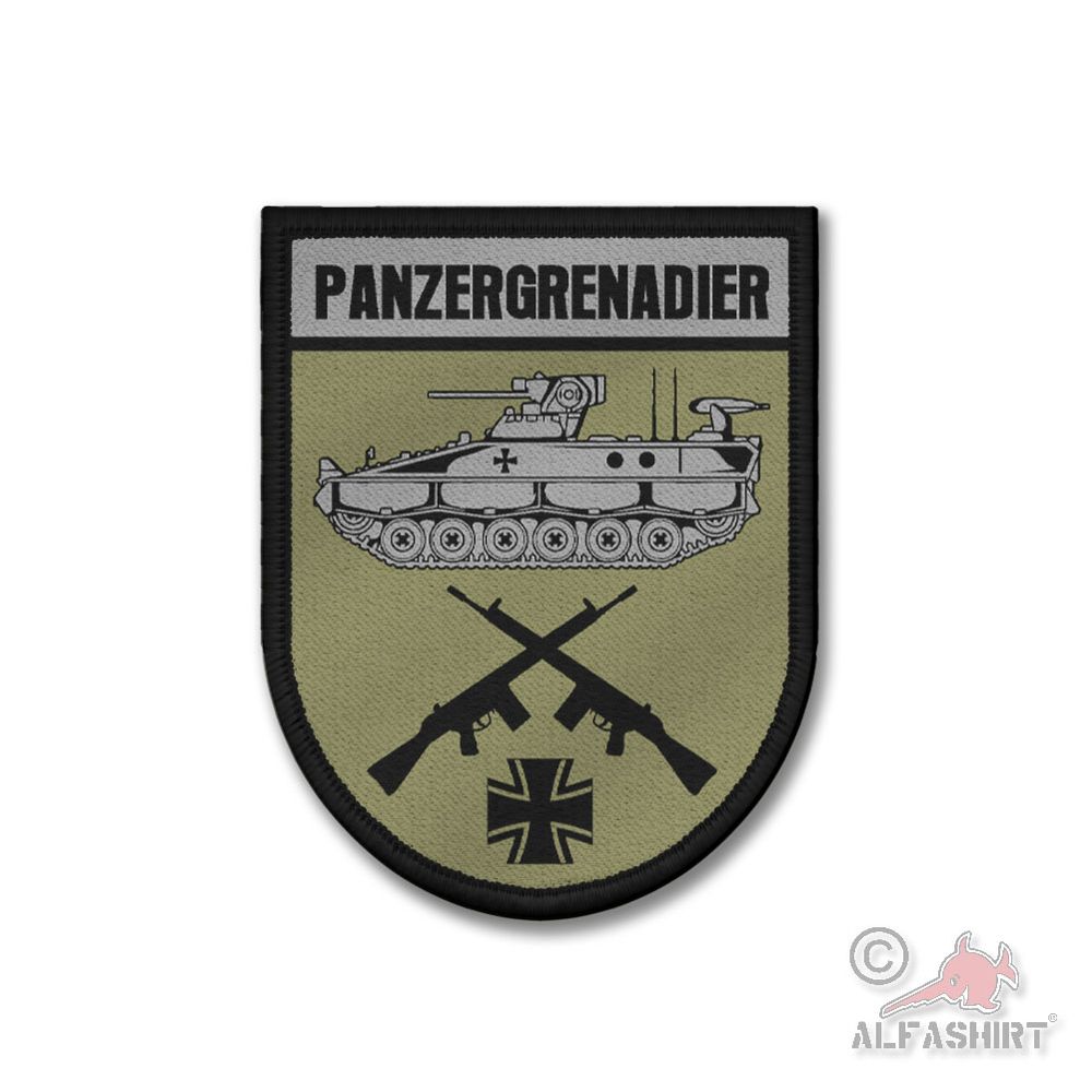 Patch Oliv Tarnfarben Panzergrenadier PzGrenBtl Grenni Truppe #45601