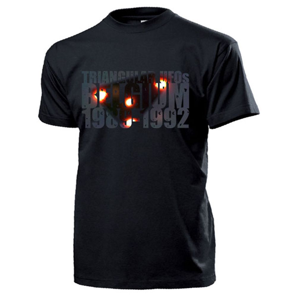 Triangular UFOs Belgium 1989-1992 Belgische UFO Welle Foto Bild - T Shirt #14210