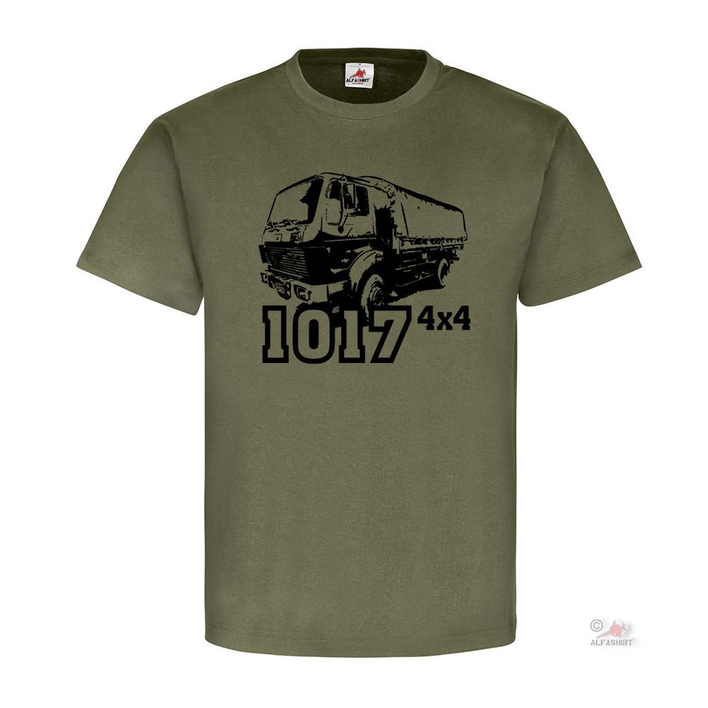 LKW 1017 4x4 Pritsche Plane Bundeswehr Allrad Oldtimer Fan T-shirt #19798