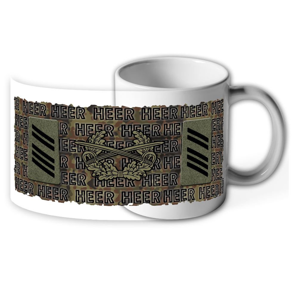 Tasse Heer Dienstgrad Oberstabsgefreiter OStGefr Mannschaften Bundeswehr Soldat Reservist #46733