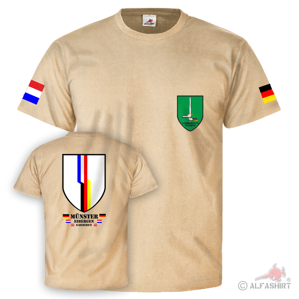 1 GE NL Corps Munster Eibergen Garderen Germany Netherlands - T Shirt # 25921