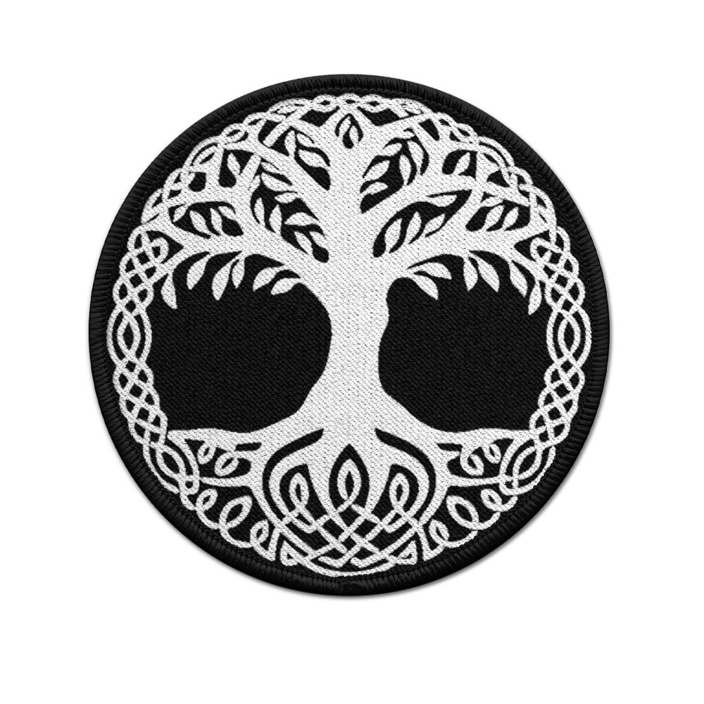Patch Yggdrasil Weltenesche Weltenbaum 9 Welten Wikinger Aufnäher  #27394