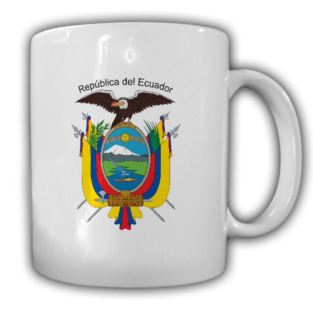 Ecuador Wappen Emblem República del Ecuador- Tasse Becher Kaffee #13466