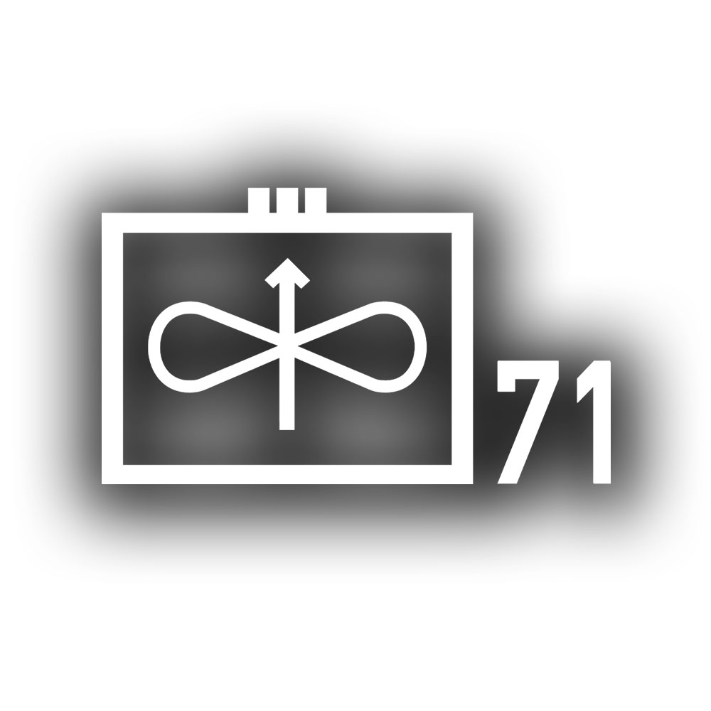 Sticker 14x24cm tactical sign Jagdgeschwader JG 71 Richthofen LW #A6968