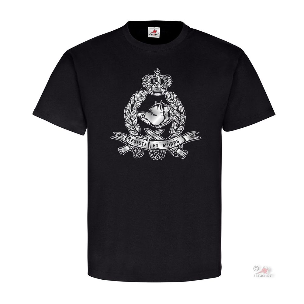 Regiment Ardense Jagers Belgien Wildschwein Armee Jäger T Shirt #18652