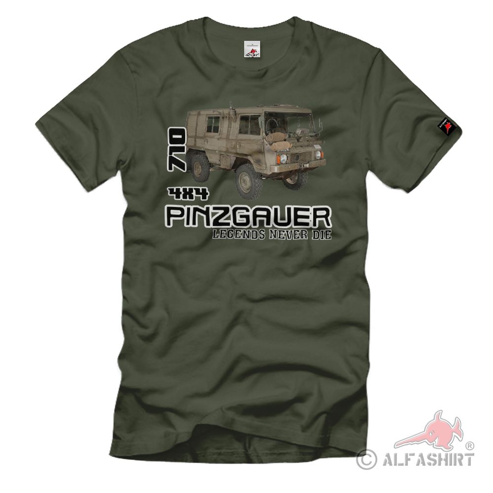 T Shirt Pinzgauer 710 Legends never die 4x4 team van Austria # 37660