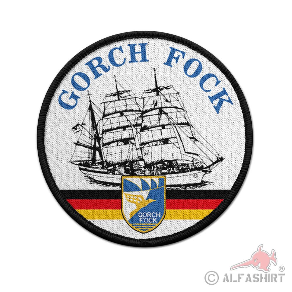 Patch Groch Fock sailing training ship Bundeswehr Navy sailing ship patch # 37195