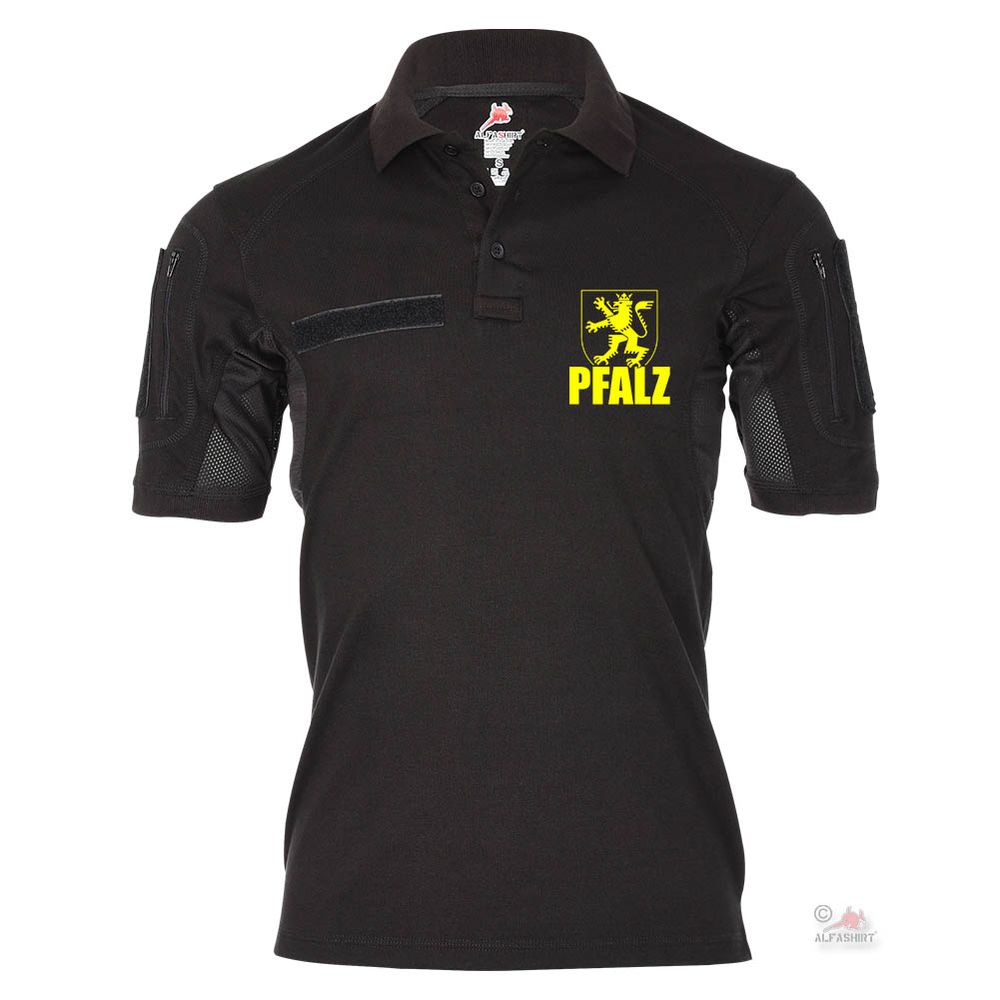 Tactical Poloshirt Alfa - Pfalz die Besten Pfälzer Wappen RP Löwe Heimat #18989