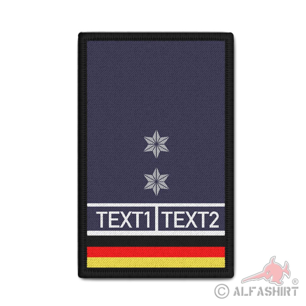 Rank Patch personalizable Police Commissioner POK Police Germany #42453