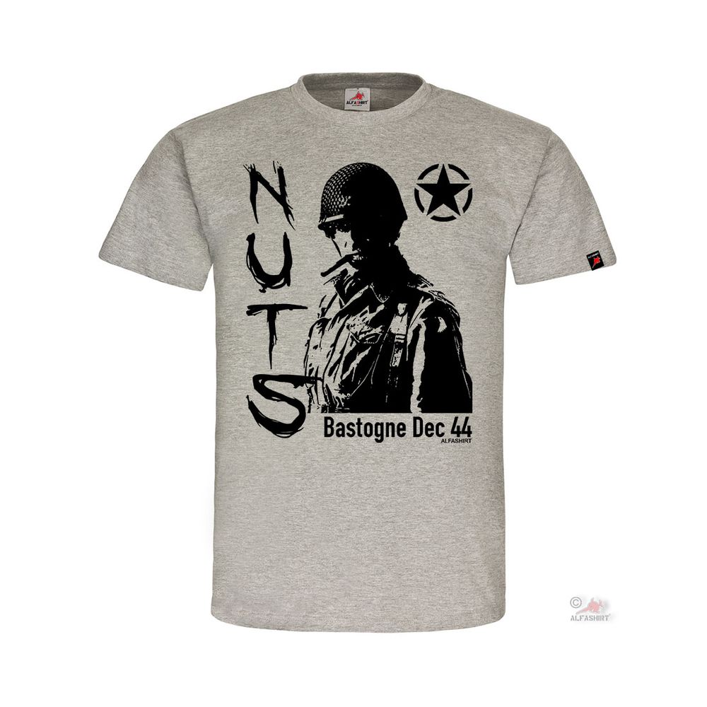 NUTS Bastogne Dec 44 101st Airborne Division Anthony McAuliffe T-Shirt #32257