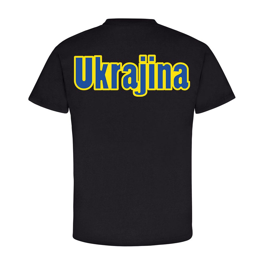 Ukrajina coat of arms emblem badge Freedom for Ukraine stop killing T Shirt # 11331