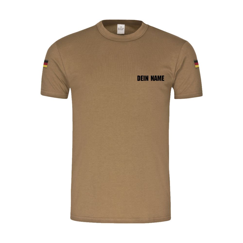 BW Tropenshirt Namen Brustdruck individuell personalisierbar Truppe #47273