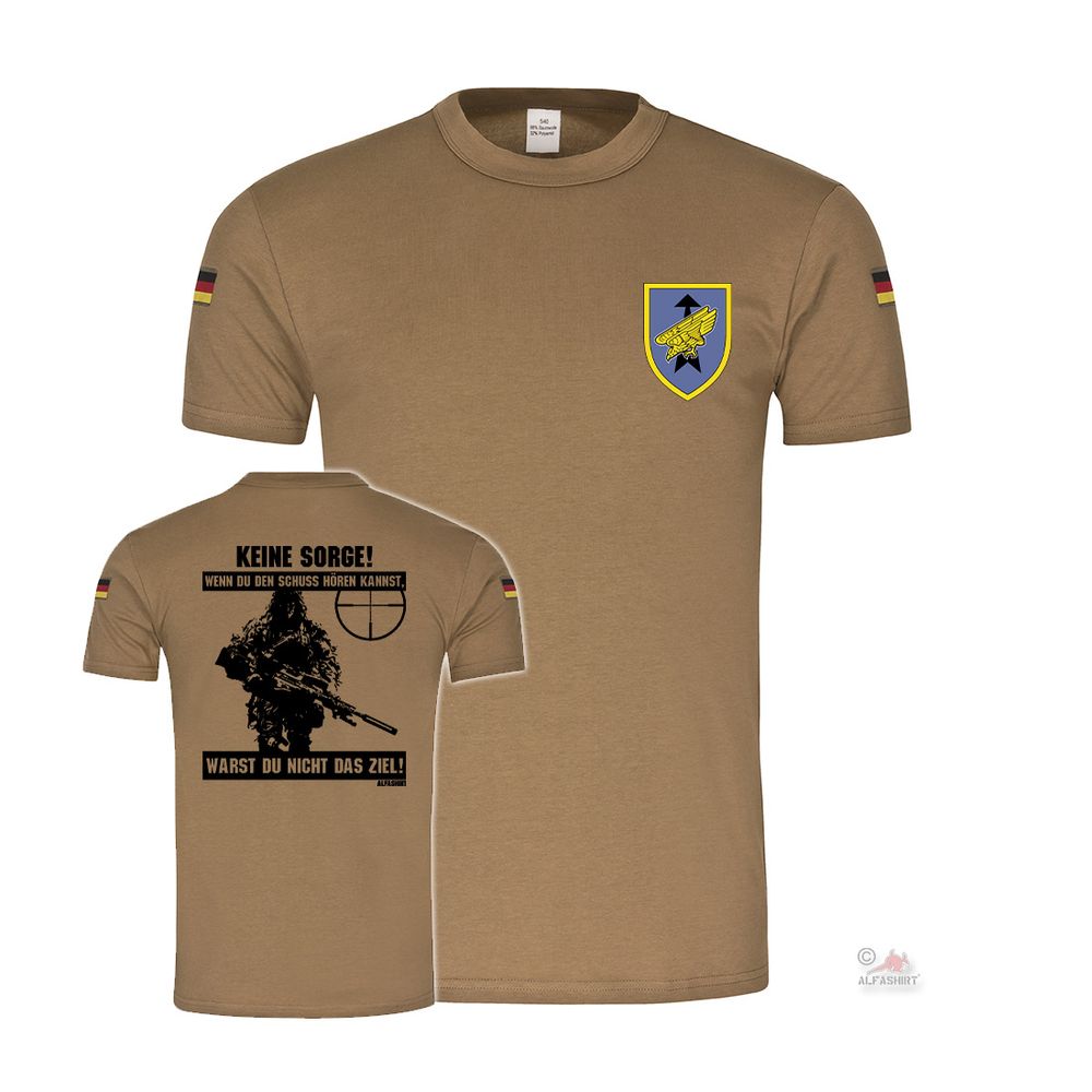 Bw Tropen Luftlandebrigade 31 German sniper Bundeswehr T-Shirt # 35055