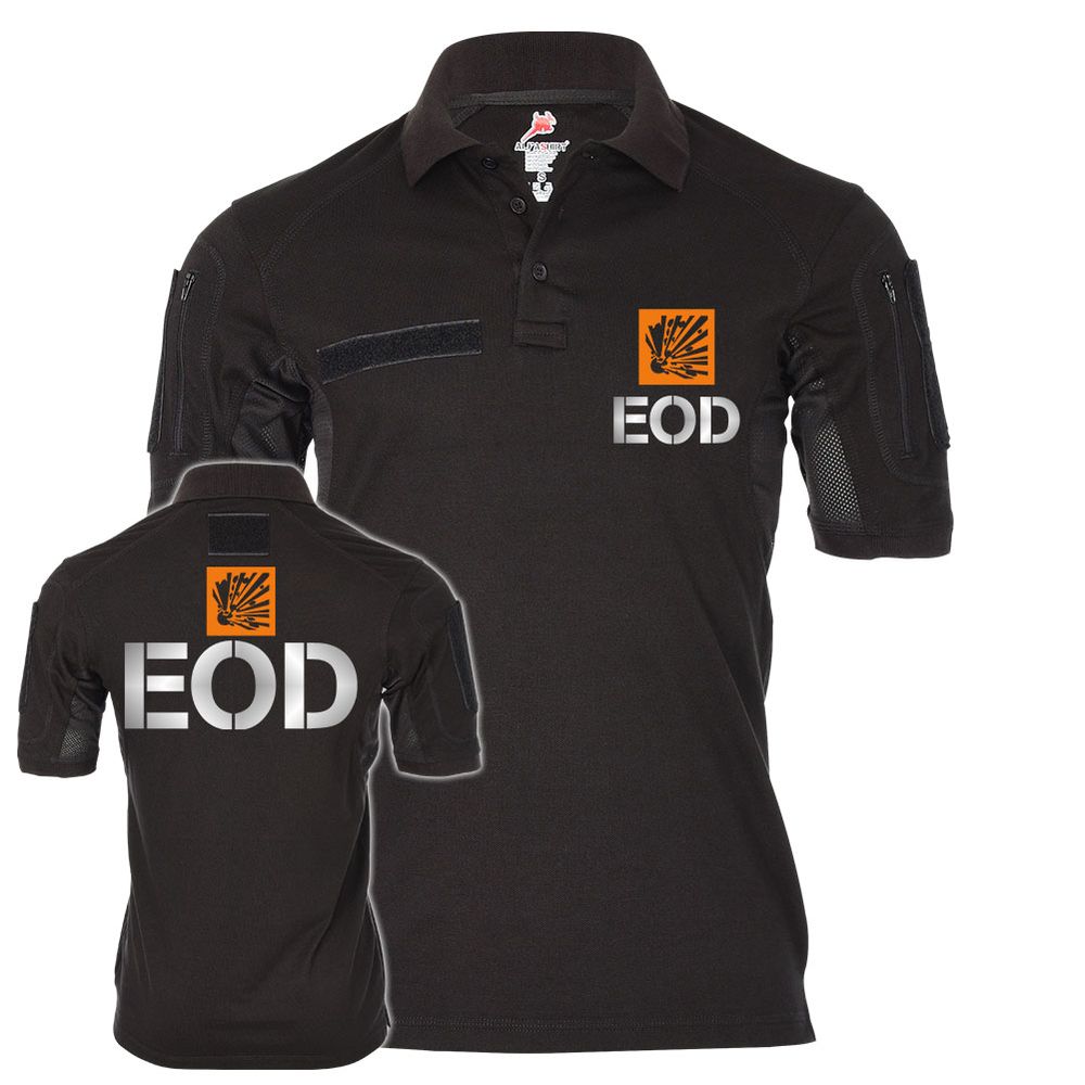 Tactical Polo EOD reflektierend Kampfmittelbeseitigung Explosive Ordnance #24066