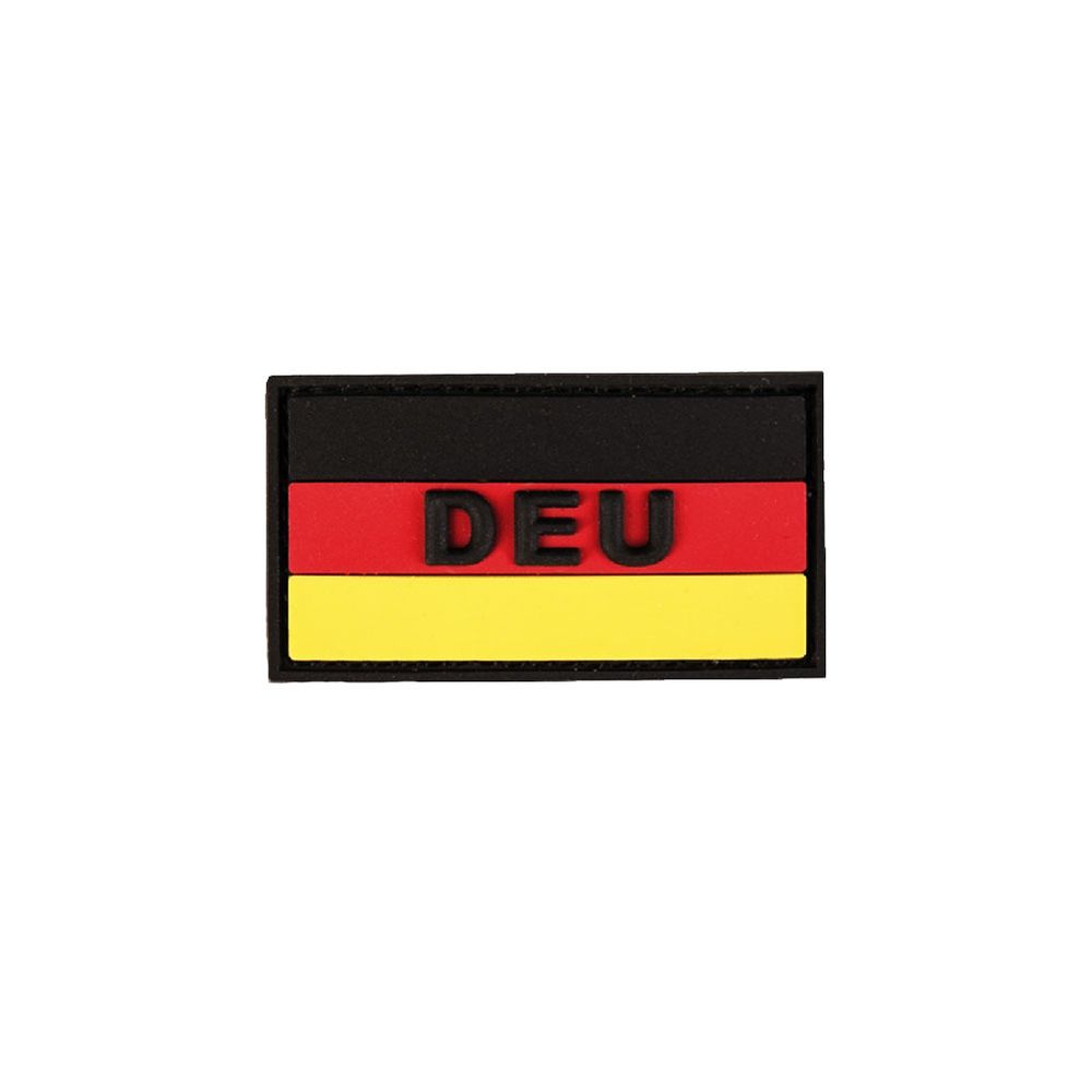 Patch DEU schwarz rot gold Deutschland Flagge Moral Land Einheit BW 5x8cm#23287