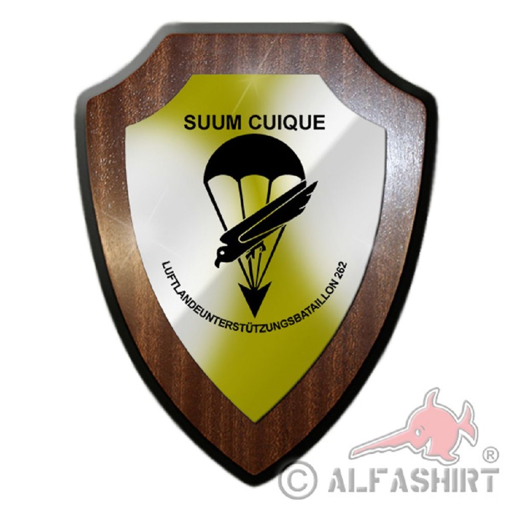 Blazon / Wall Shield - LLUstgBtl 262 TYP2 Airborne Assistance Battalion Paratrooper Bundeswehr BW Germany Military Badge Emblem # 18875