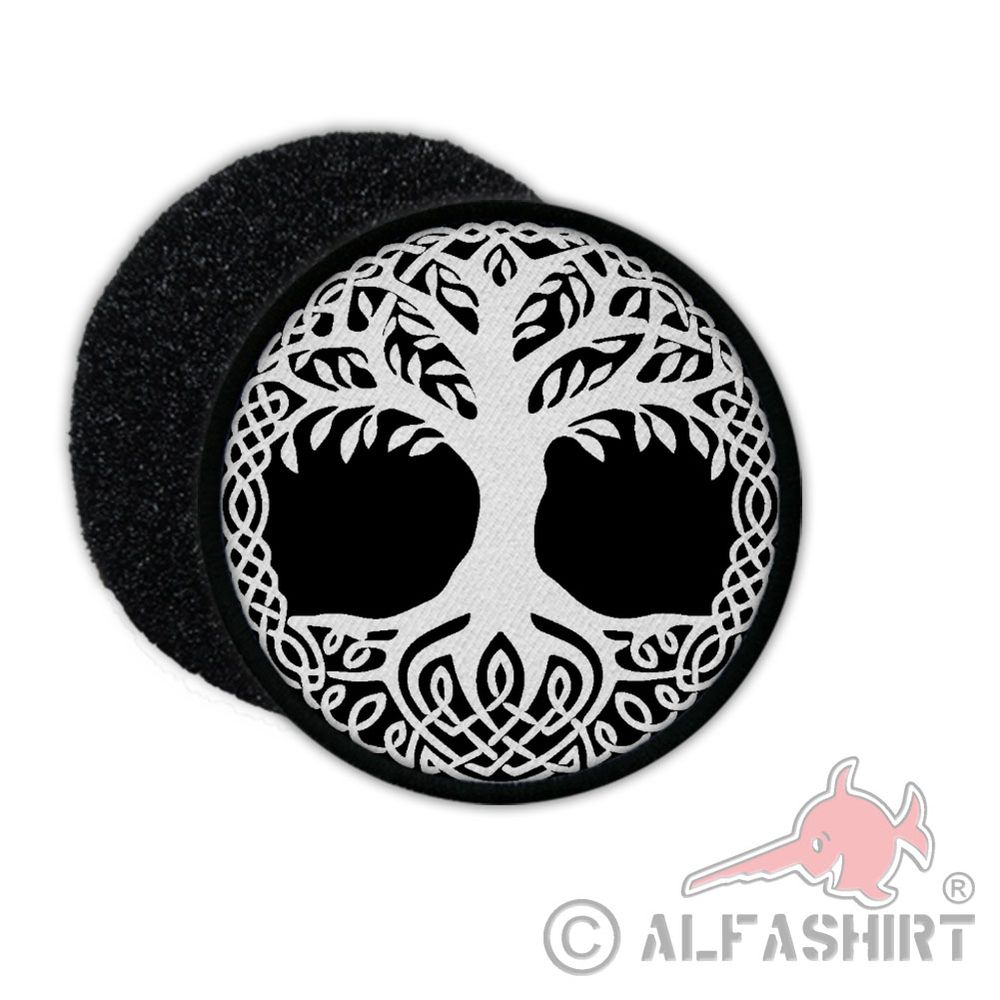 Patch Yggdrasil Weltenesche Weltenbaum 9 Welten Wikinger Aufnäher  #27394