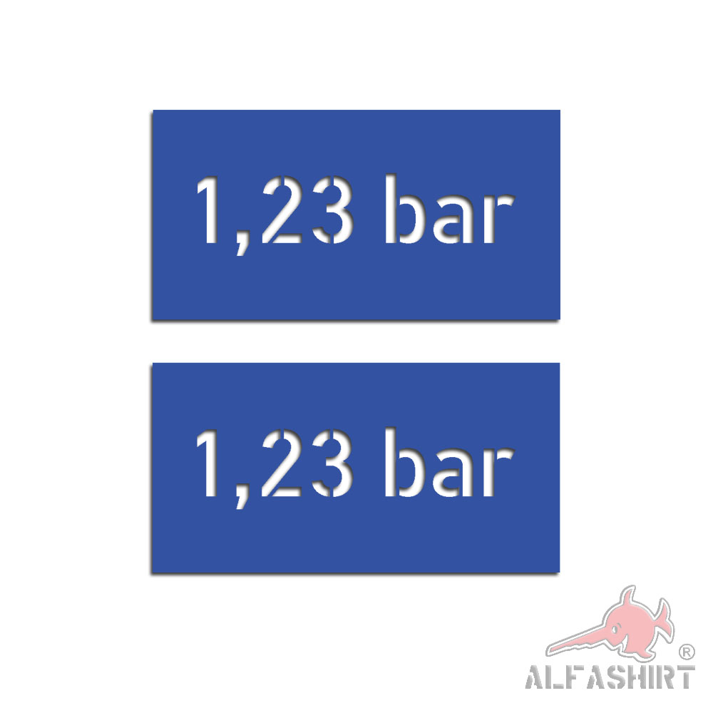 Painting template sticker tire pressure to design yourself bar atü #A6006