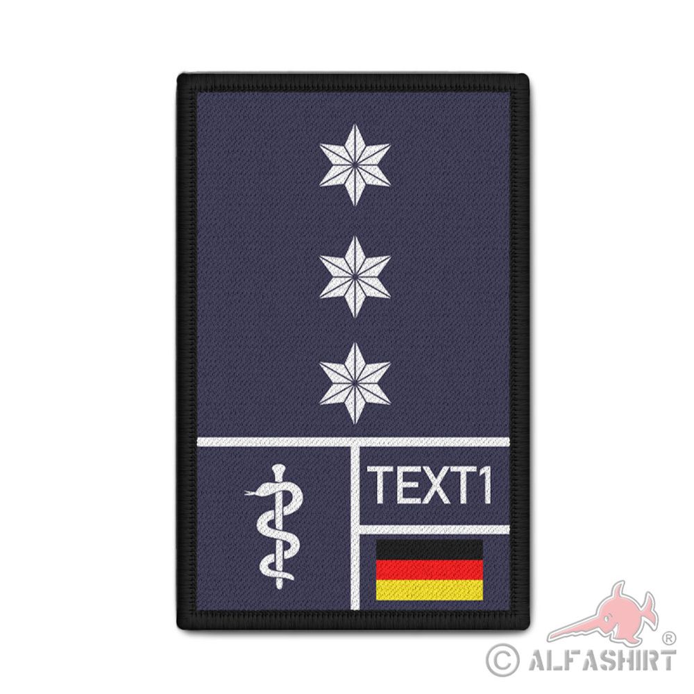 Rank Patch 9.8x6cm PHK blood group A11Police Chief Inspector Police #44062