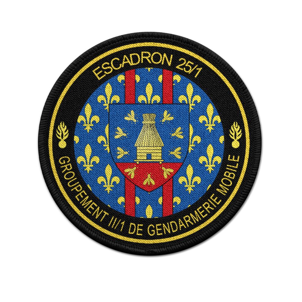 Patch  EGM 25-1 Escadron de Gendarmerie Mobile Maisons-Alfort Frankreich #33919