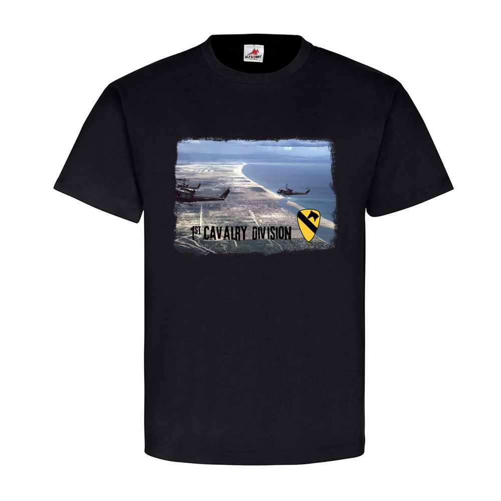 1st Air Cav Cavalry Division USA Amerika Huey Helicopter Assault T Shirt #20937