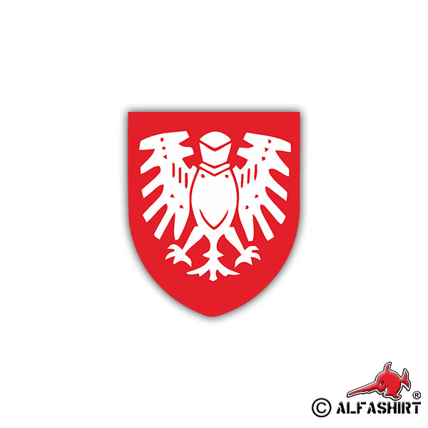 Aufkleber/Sticker PzBtl 143 Panzerbataillon BW Militär Wappen 6x7cm #A1021