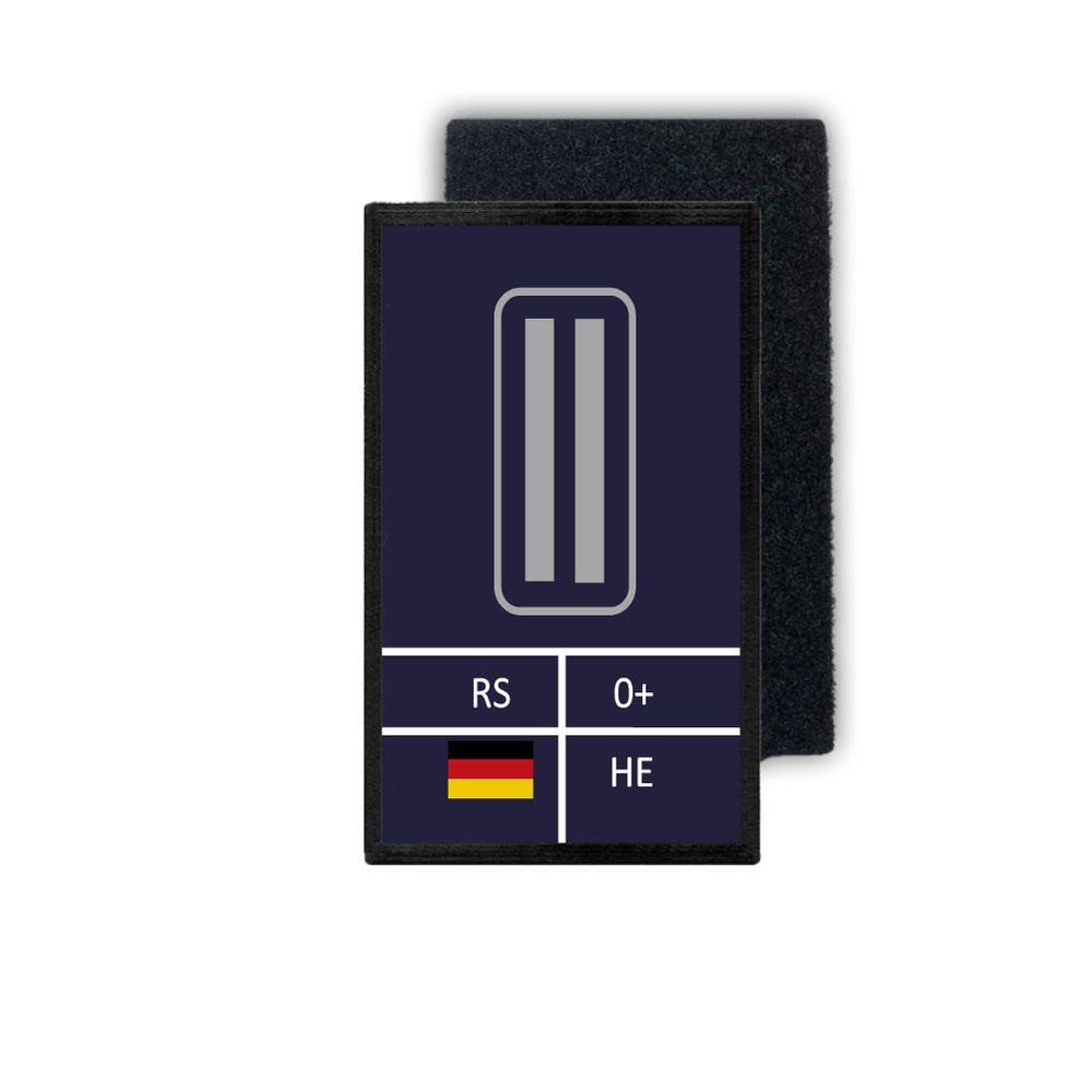 Oberfeuerwehrmann Dienstgrad Patch Feuerwehr Hauptfeuerwehrmann 9,8x6cm #32213