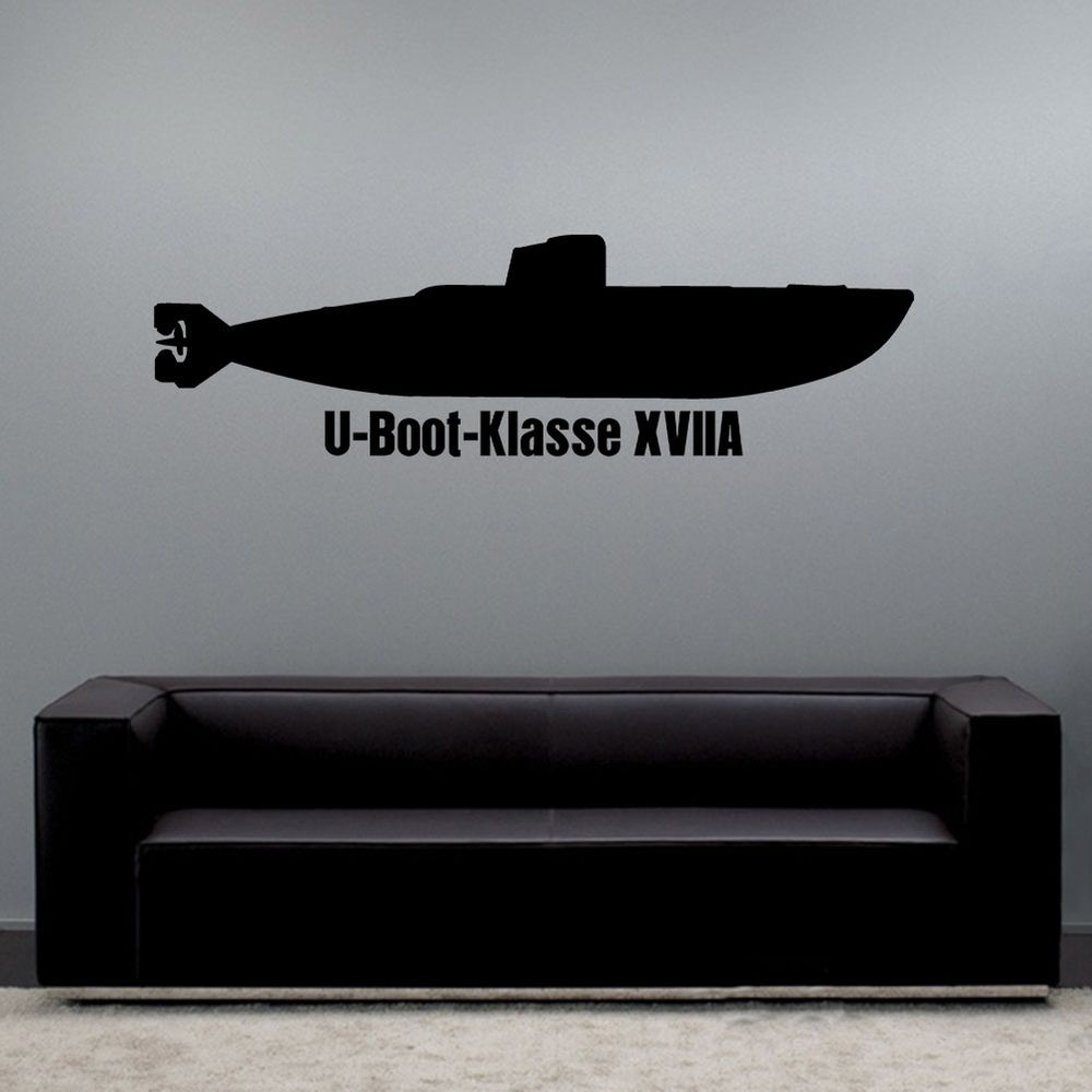 Wall decal U-Boat Class XVIIA test types U792 - U795 test #A6220