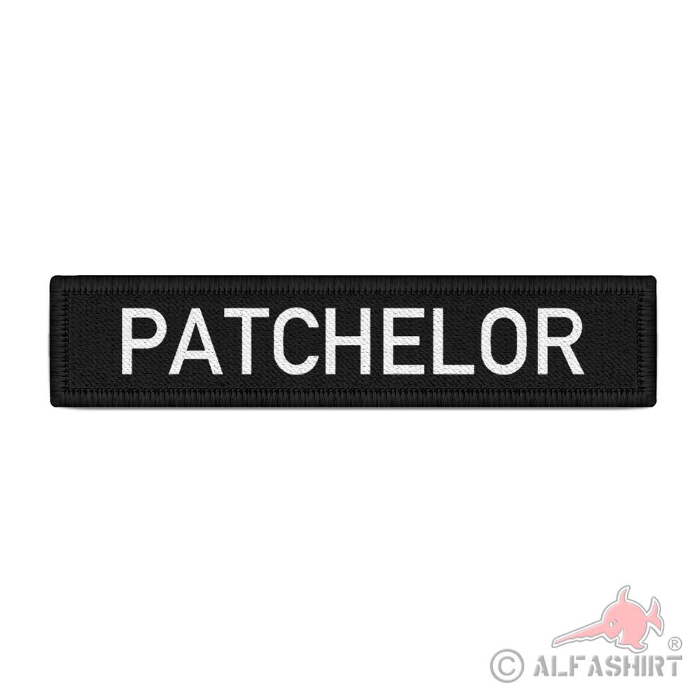 Patch PATCHELOR Airsoft Patch Collector Velcro Name Fun Meme #40318