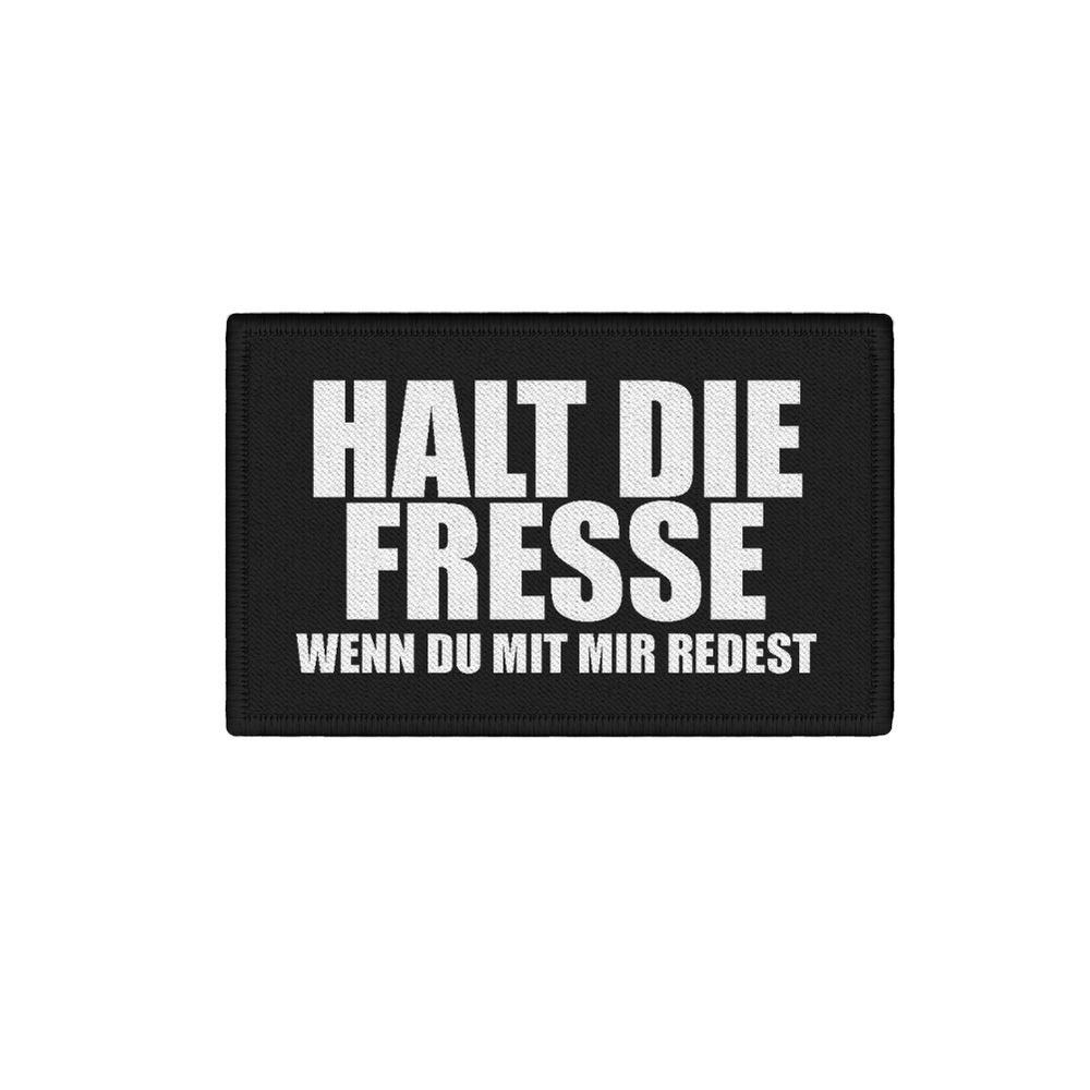 Patch your face if you talk to me Fun Statement 7.5x4.5cm # 34328