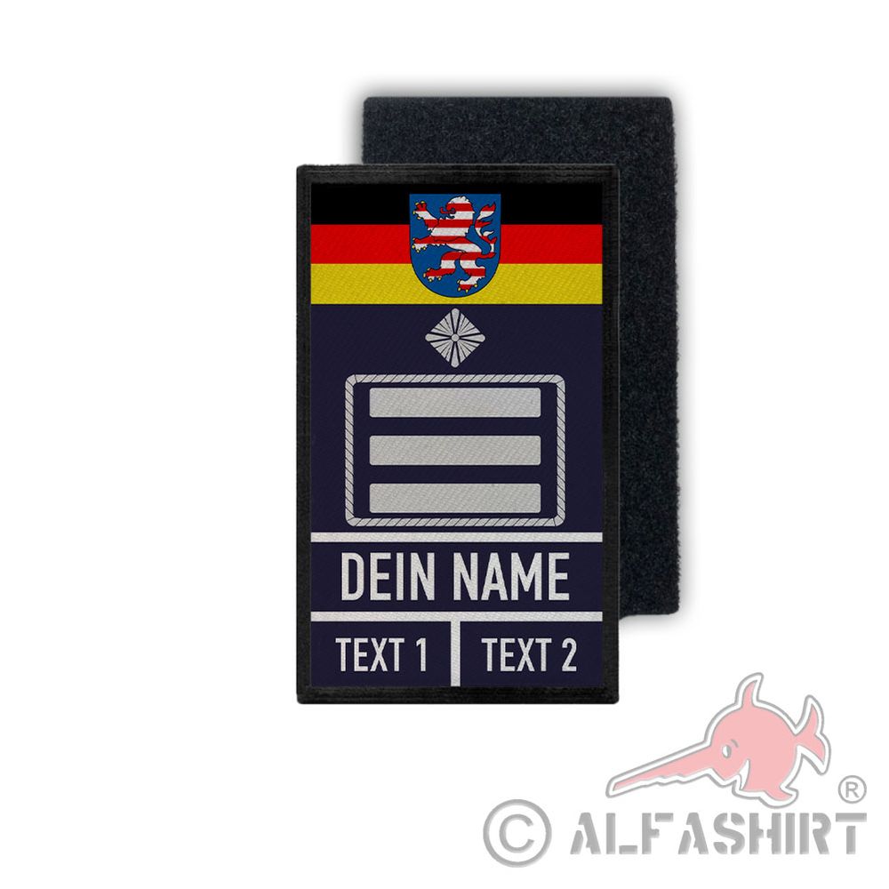 Rank Patch Feuerwehr stellv Wehrführer Hauptbrandmeister RPL  #35641