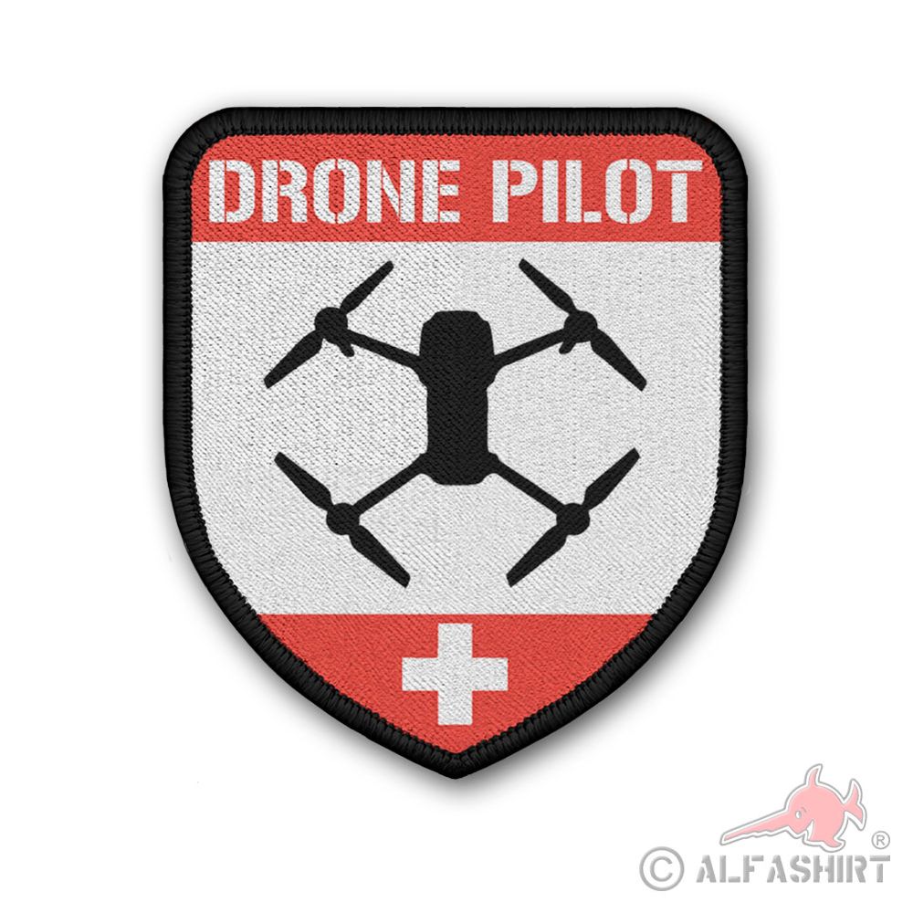 Patch Switzerland drone pilot drones suisse Svizzera Helvetica CH law badge coat of arms patch # 39862