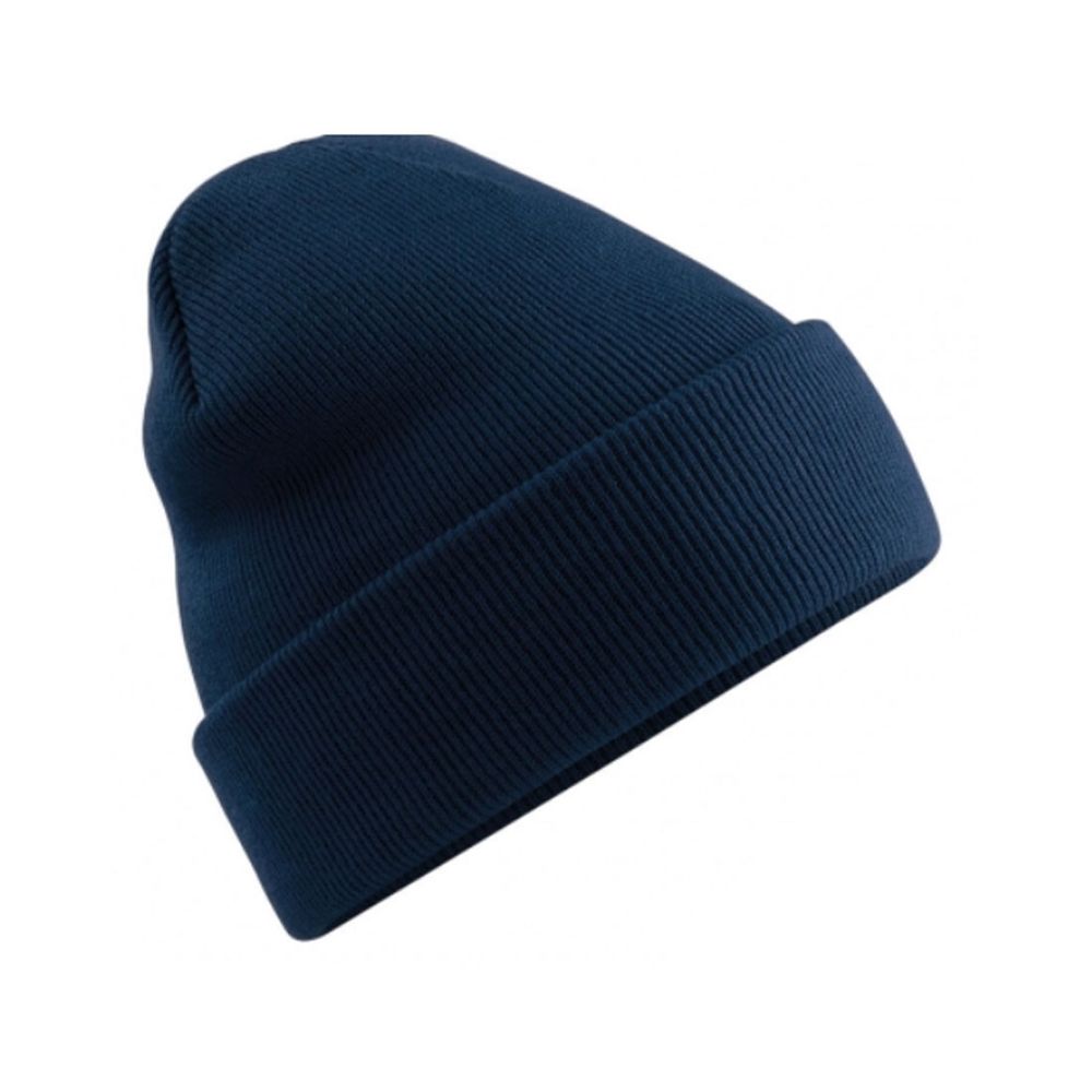 Strickmütze Beanie Blanko Navy Blau Marine Blue Outdoor Warm Alltag  #45798
