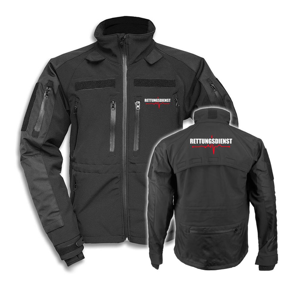 Tactical Softshell Jacket Emergency Medical Services ECG Paramedic Emergency Physician Treatment #47786