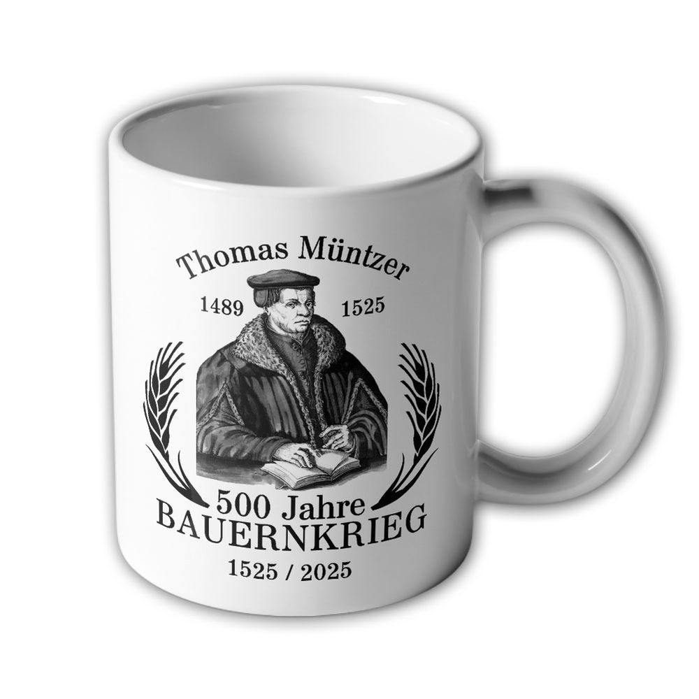 Tasse Thomas Müntzer Reformator Revolutionär 500 Jahre Bauernkrieg 1525 #46141