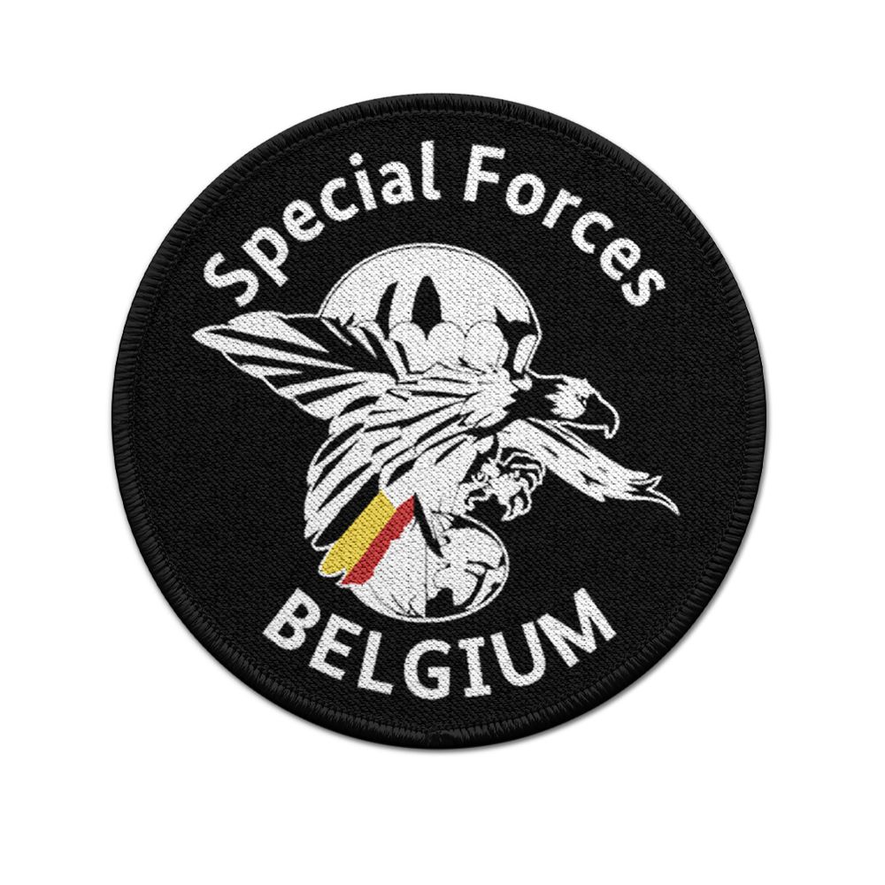 Patch Special Forces Group Belgium Wappen Abzeichen Adler Fallschirm 9cm #34514