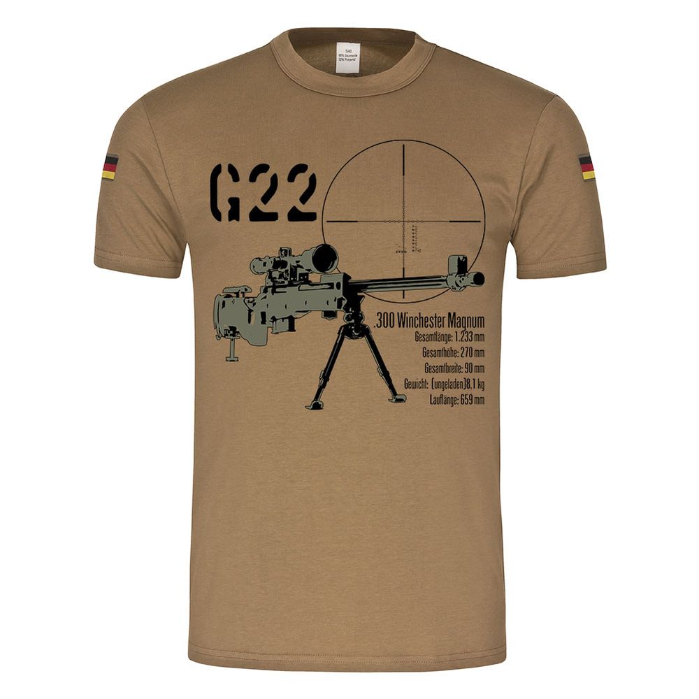 BW Tropen G22 Scharfschützen-Gewehr Sniper Bundeswehr Waffe Deko Strichbil#22036