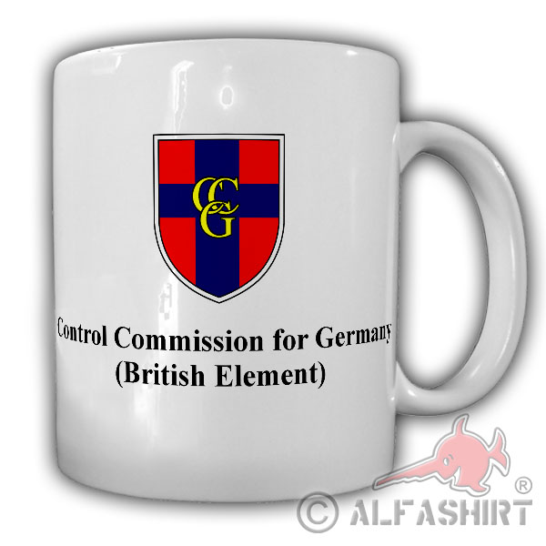 Coat of Arms CCG Control Commission for Germany British Element Logo Mug # 26193