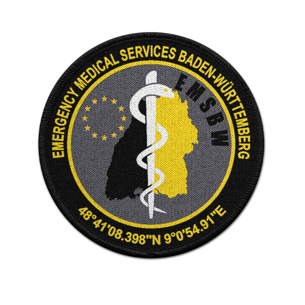 EMSBW Rettungsdienst Baden-Württemberg Bawü Paramedic Emergency Doctor Patch # 32762