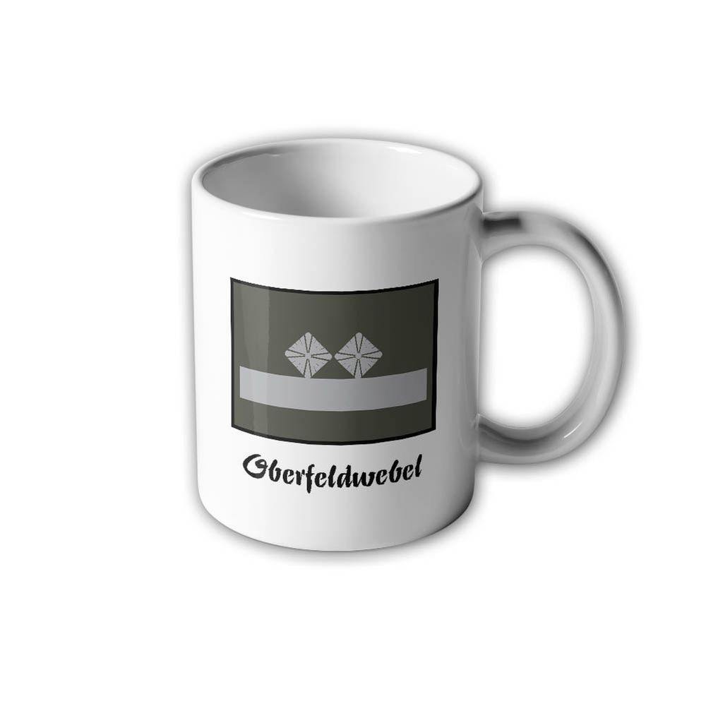 NVA UTV Oberfeldwebel Tasse DDR Ostdeutschland Ossi Militär #30500