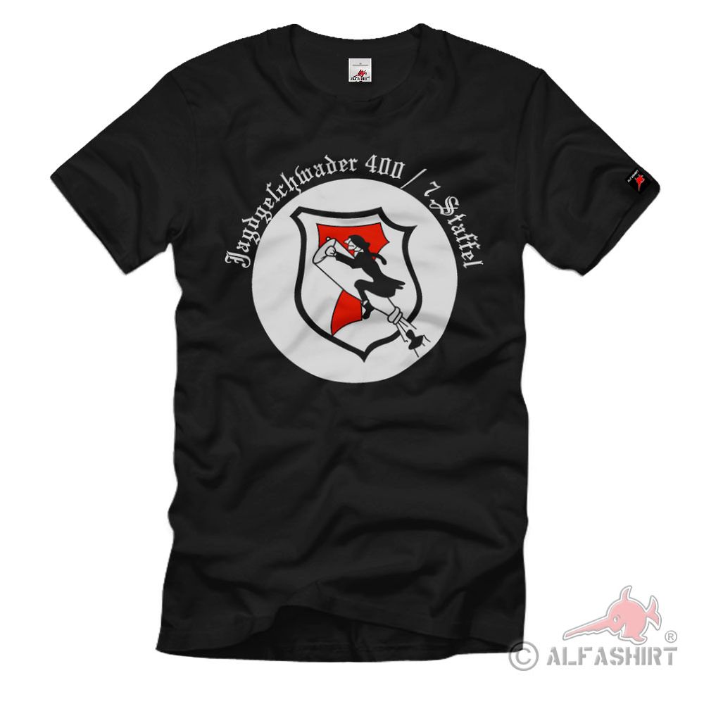 Jagdgeschwader 400 7th Squadron Luftwaffe Fliegertruppe Flieger - T Shirt # 1615