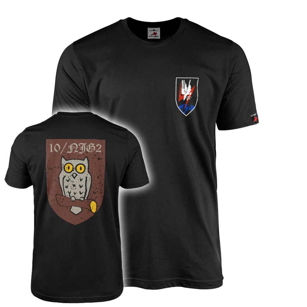 Nachtjäger Wappen Nachtjagdgeschwaderr 2 NJG 2 Wappen T-Shirt #31622