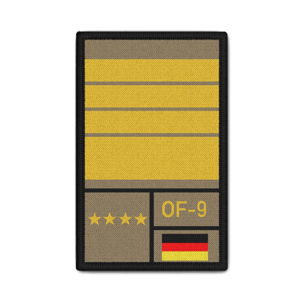 Rank Patch Bundeswehr Heer Luftwaffe Marine Sand #BW-Patch