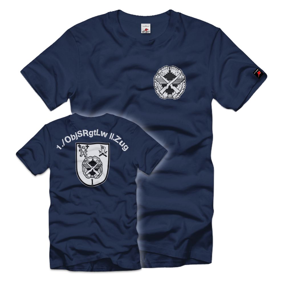 1 ObjSRgt w II Zug Staffel Objektschutzregiment der Luftwaffe T-Shirt #35531