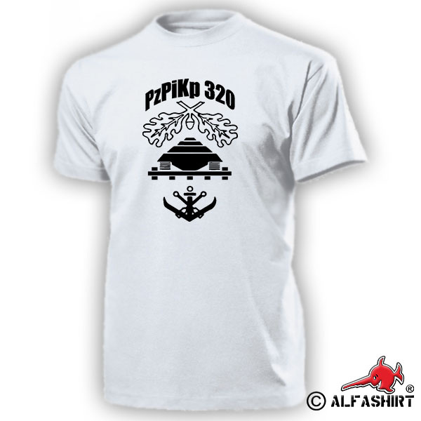PzPiKp 320 Panzerpionierkompanie Panzer Pionier Kompanie BW - T Shirt # 15639