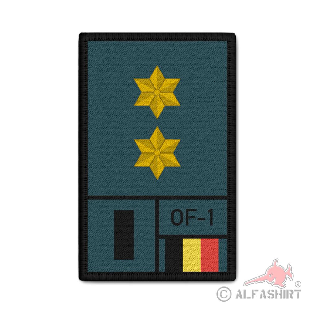 Rank Patch Lieutenant Luitenant Armée belge Belgisch leger Armee #44235